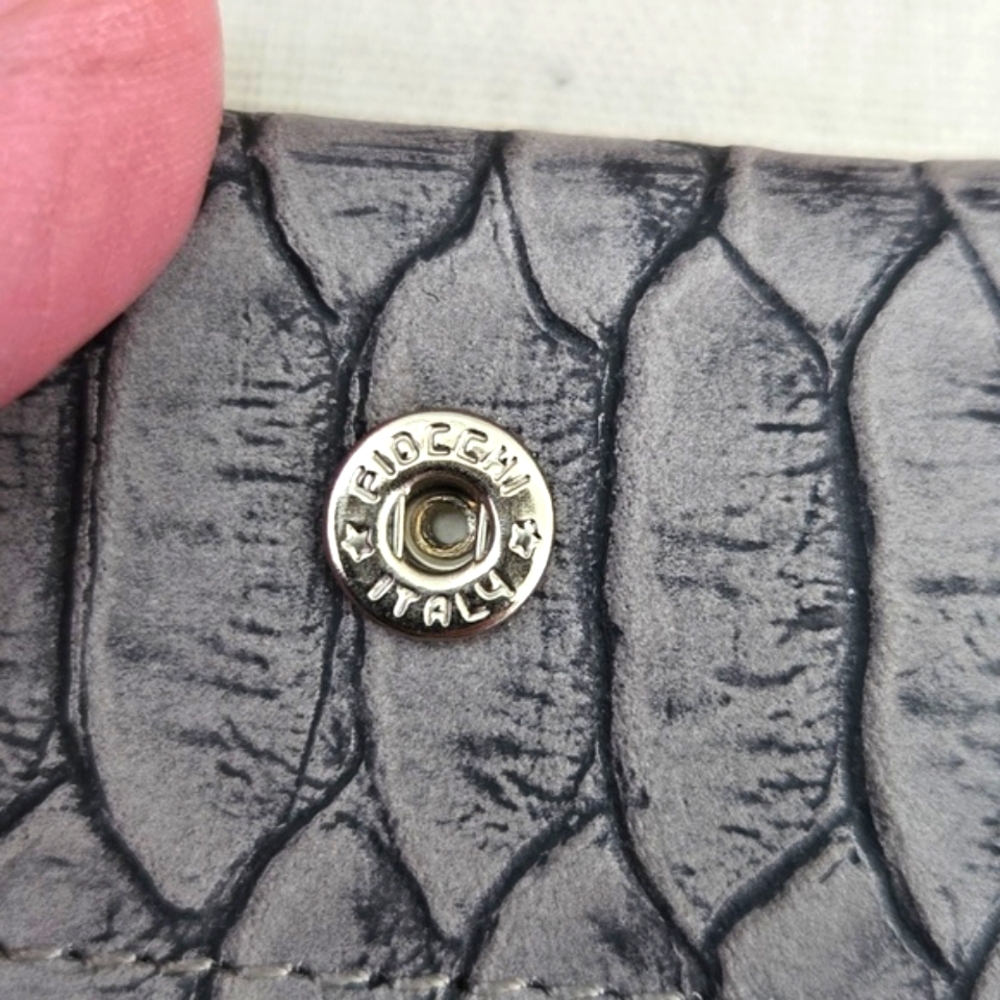 Tumi Python Pattern Leather Key Holder - image 5